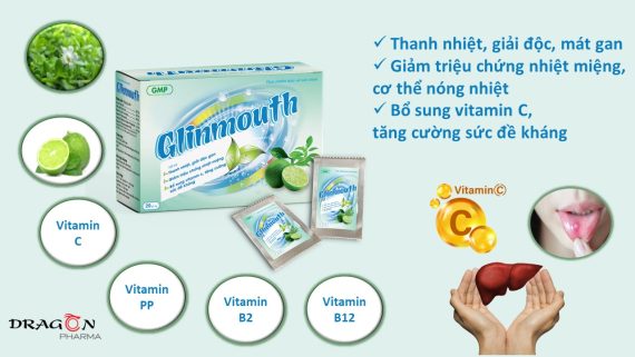 TPBVSK Glinmouth - Thanh nhiệt, giải độc, giảm nhiệt miệng