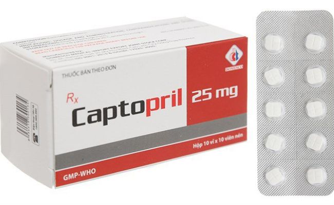 Captopril - Thuốc ức chế men chuyển giúp kiểm soát huyết áp