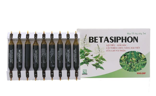 Betasiphon - Thuốc điều trị các bệnh về gan, mật, thận