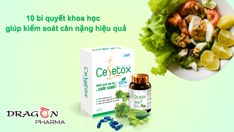 sử dụng sản phẩm hỗ trợ như Celetox có thể giúp quá trình giảm cân dễ duy trì hơn.