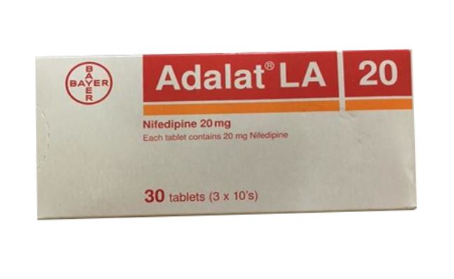 Adalat LA 20mg – Thành phần, tác dụng và lưu ý quan trọng