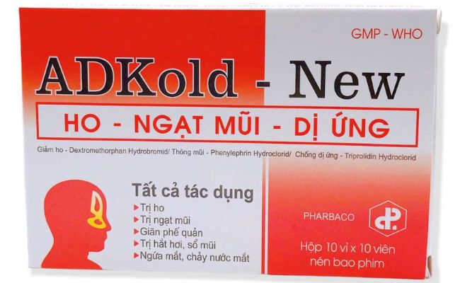 Adkold – New chứa các thành phần gì? Công dụng, cách dùng