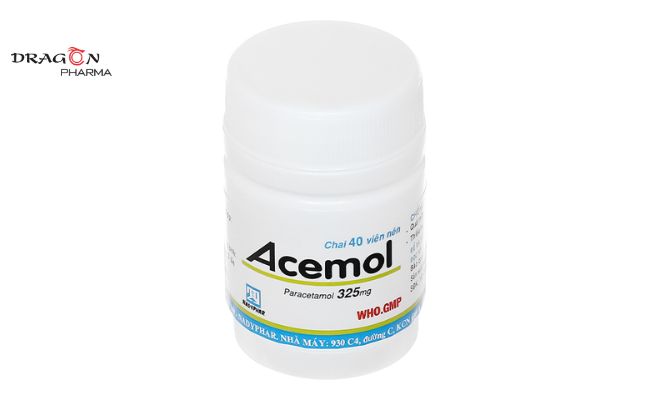 Thành phần của Acemol 325 mg là gì? Tác dụng và lưu ý