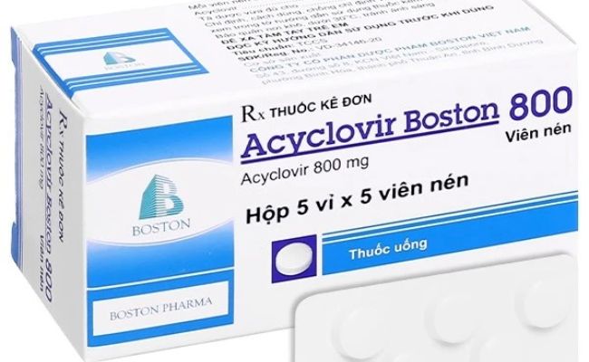 Acyclovir Boston 800 là thuốc gì? Công dụng, cách dùng và lưu ý