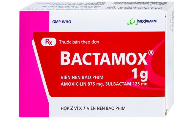 Bactamox 1g được dùng đặc trị cho nhiễm trùng tai mũi họng